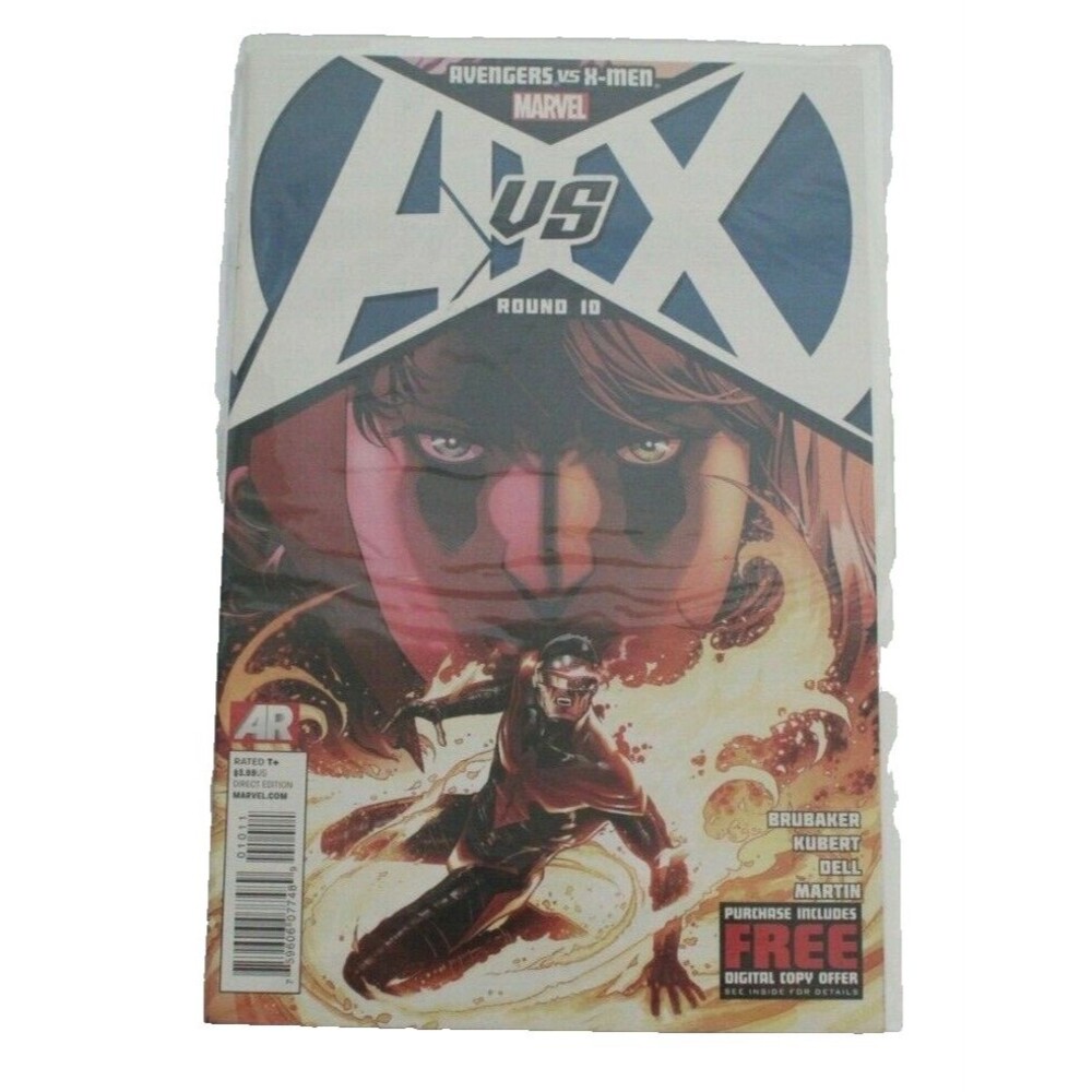 AVENGERS VS X-MEN #10 (2012) Marvel Comics Cyclops vs Emma Frost Kubert Art